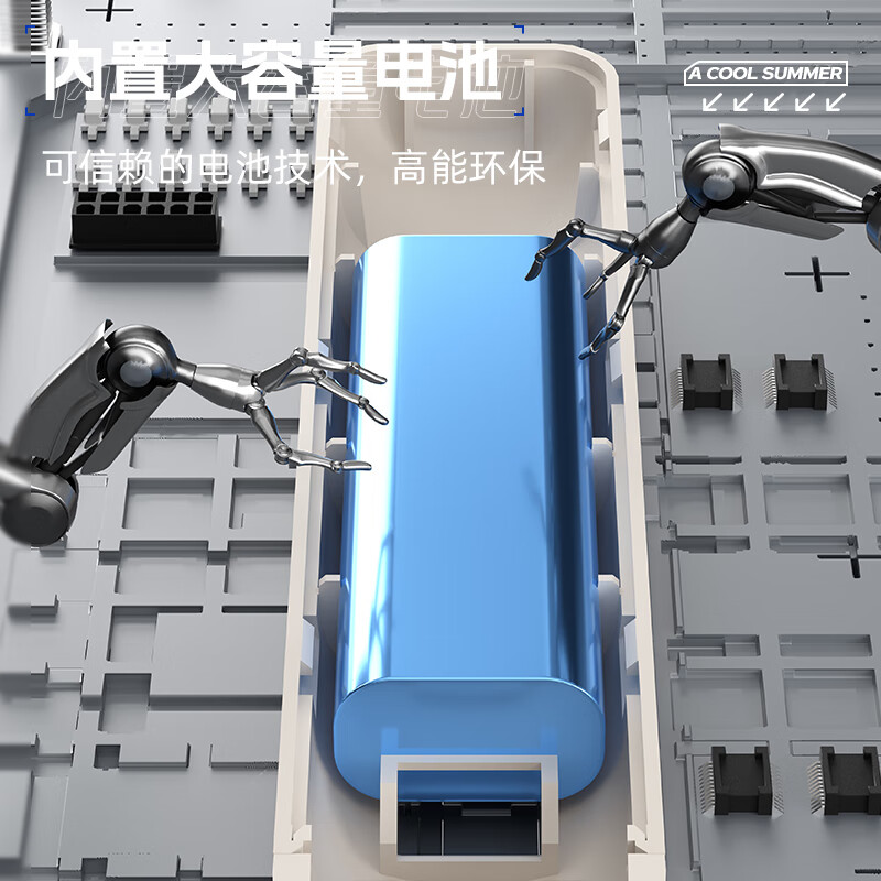 匹克*口袋折叠风扇YE34407随机颜色高清大图