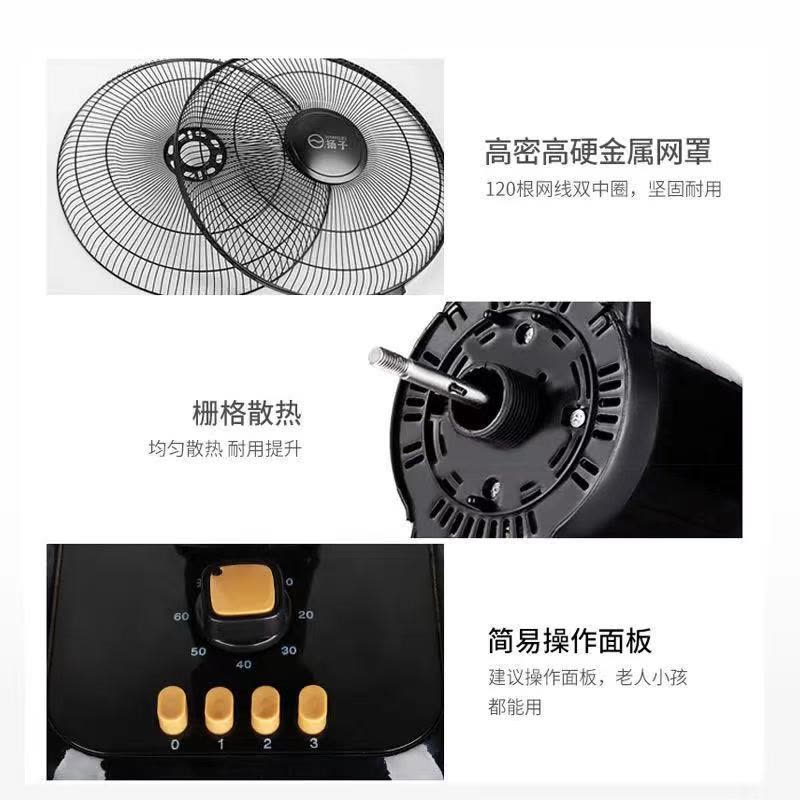 扬子电风扇台式家用学生宿舍摇头定时节能台扇落地扇耐用实惠价老品牌学生宿舍厂房 16寸台扇（铝叶）3米延长线图片