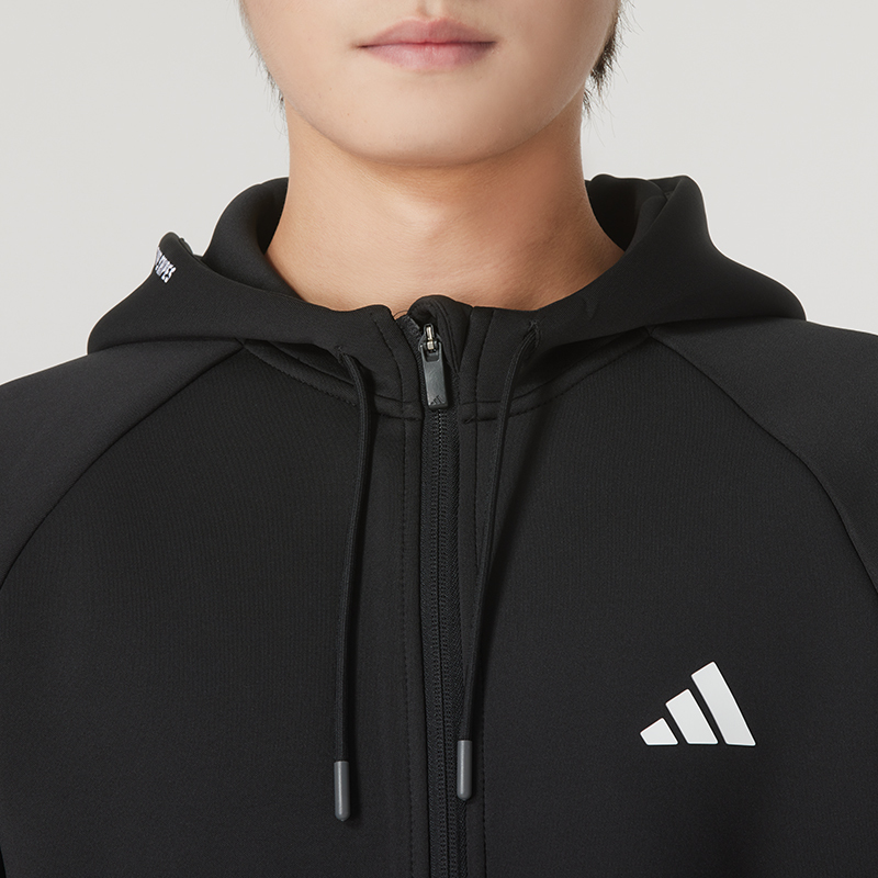 Adidas阿迪达斯男装新款运动服针织连帽夹克外套IX5706 ZP