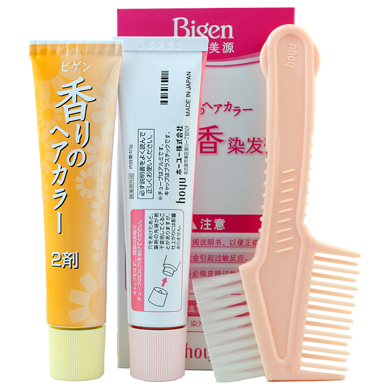 美源(MEIYUAN)花果香染发膏 5棕色(日本进口染发剂 健康遮盖白发染发霜 男女兼用)