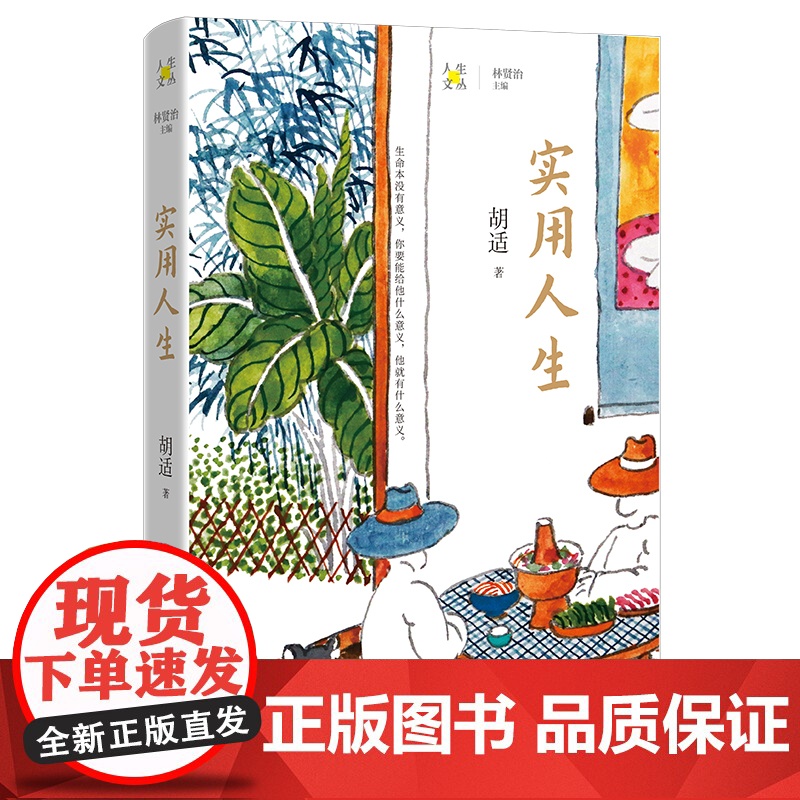 实用人生 胡适著 林贤治主编人生文丛系列 散文集 花城出版社正版书籍高清大图