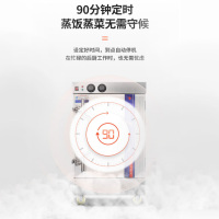 蒸饭柜商用电蒸箱纳丽雅(Naliya)家用220v蒸饭车燃气蒸馒头米饭蒸饭机小型盘煤气 家用定时小6盘