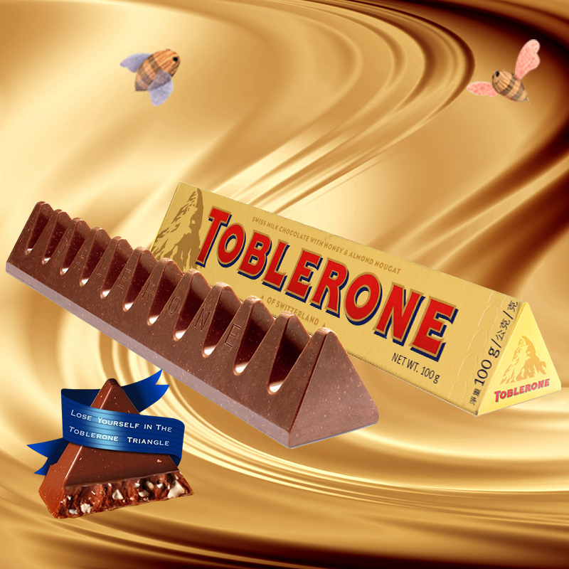 Toblerone瑞士三角牛奶巧克力100g
