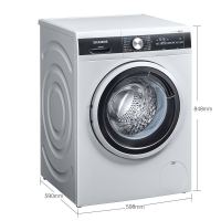 SIEMENS/西门子8公斤 变频洗烘一体机 5kg烘干 热风 即洗即干 XQG80-WD12G4M02W