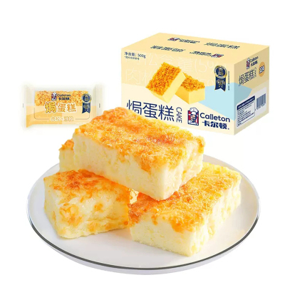 卡尔顿肉松焗式蛋糕500g*2箱