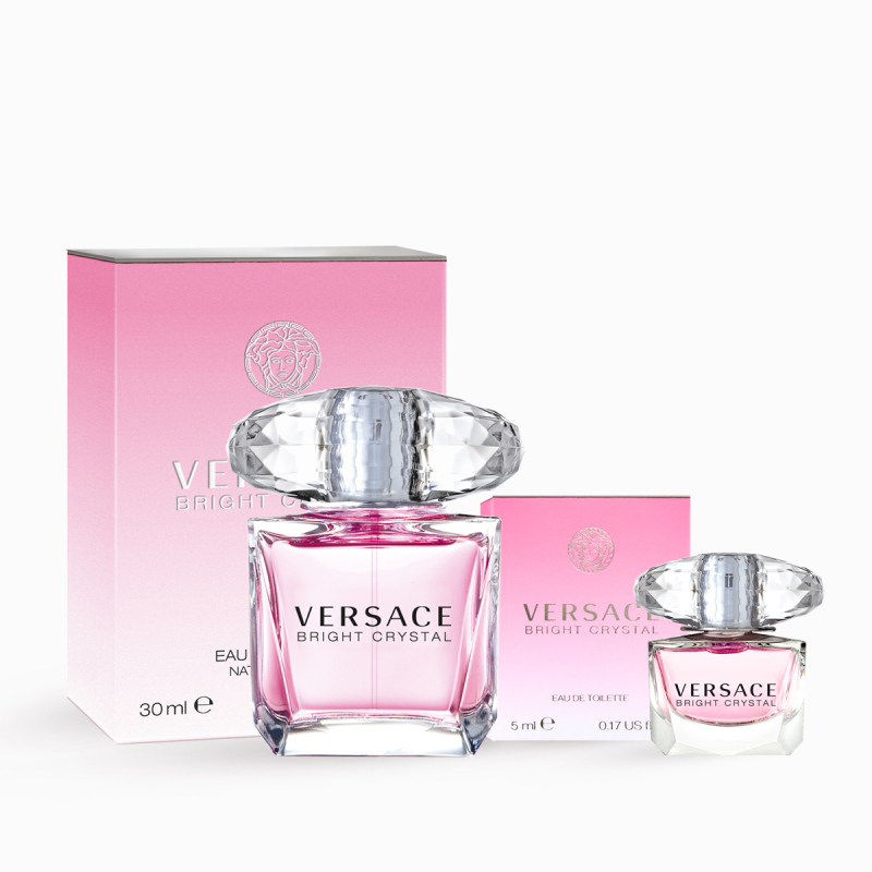 [正品保障]VERSACE范思哲晶钻女士香水礼盒(30ml+5ml+精美礼盒+品牌礼袋)