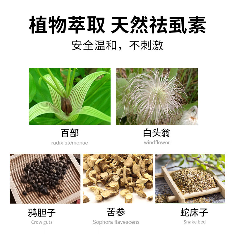 仁和药业百部酊虱子药儿童头虱去除头发虱卵阴虱 男女私处专用立净抑菌喷剂高清大图