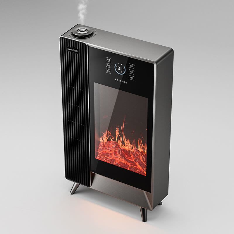 苏宁宜品壁炉暖风机家用取暖器室内大面积石墨烯3D炭火景观电暖器速热恒温取暖神器-石墨烯豪华款图片