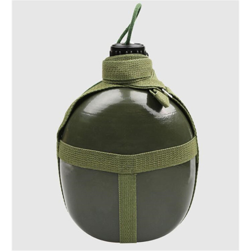zdet j系列 87式军绿色水壶军用铝制部队老式军 用水壶学校军训水壶1