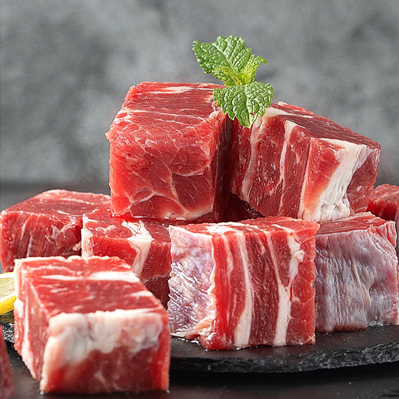 货出六盘 宁夏西吉县谷草饲喂养 六盘山牛肉 精品黄牛 牛腩6斤高清大图