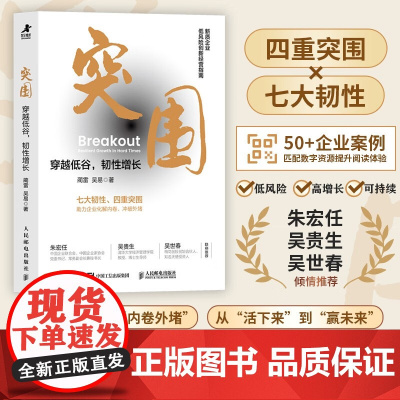 突围 穿越低谷 韧性增长 蔺雷等 著 管理
