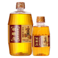 胡姬花古法小榨花生油1.3升(900ml+400ml)食用油小瓶装宿舍炒菜食用油 花生油胡姬花旗舰店