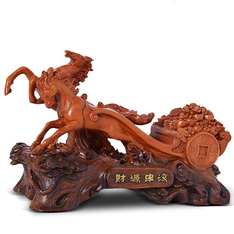 家柏饰(CORATED)财源滚滚马摆件 马马拖元宝公司前台摆件开业礼品高清大图