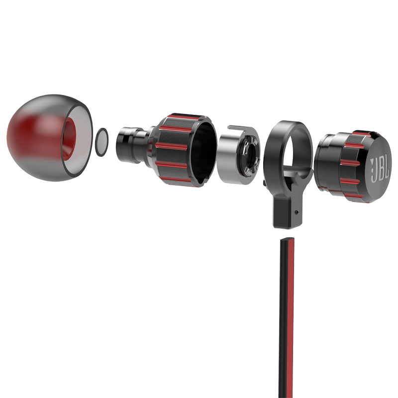 JBL T190A 立体声入耳式耳机 手机耳机 电脑游戏耳机 带麦可通话 苹果安卓通用 黑色
