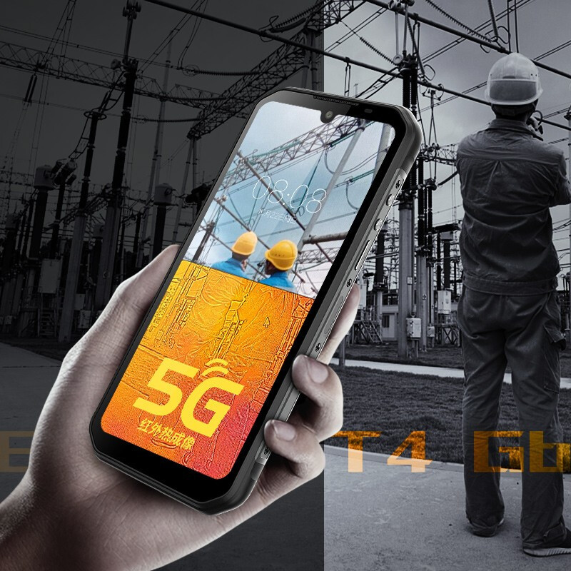 遨游(AORO)A11-5G 红外热成像仪手机工业测温红外测温 测温测振三防手机 A11-EX-8+256G 热成像版高清大图
