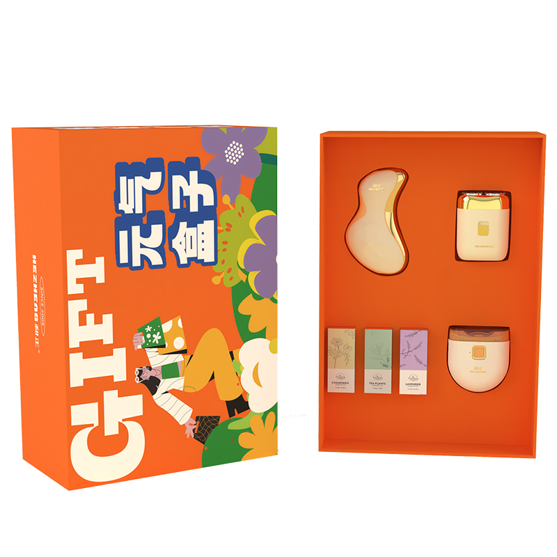 和正元气盒子 电动刮痧板电动指甲剪剃须刀 健康礼物物精致礼品 元气礼盒 HZ-BOX-2!