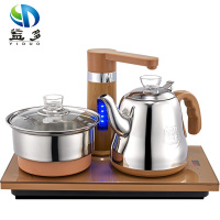 益多 全自动上水电热水壶 家用自吸式抽水壶泡茶煮茶三合一煮茶套装电茶炉QY-C26A