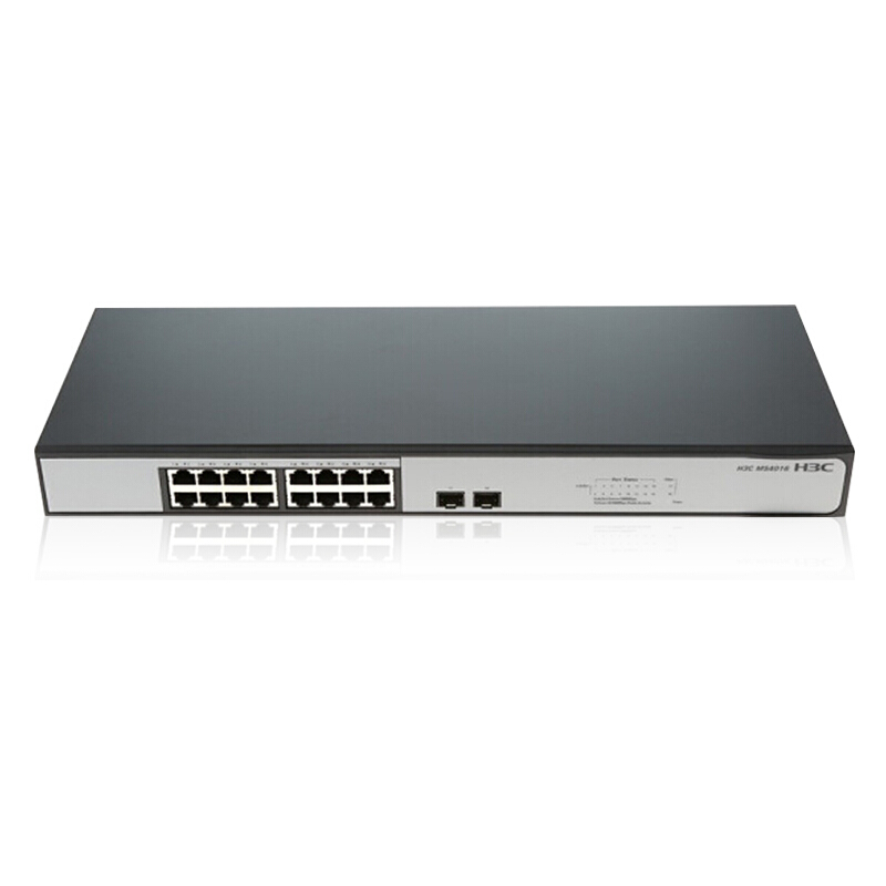 华三（H3C） MS4016 16口全千兆非网管监控专用企业级网络交换机