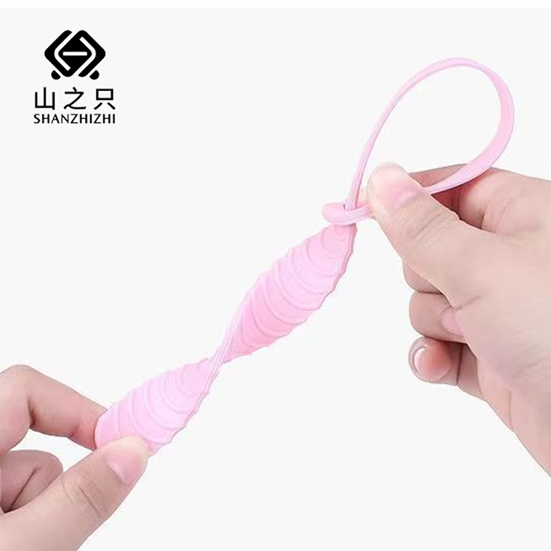 山之只 硅胶马桶提盖器 粉色100个/包高清大图