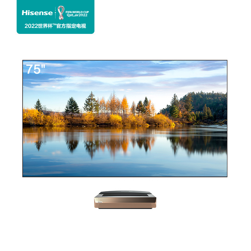 海信(Hisense)75英寸 4KHDR 杜比音效 健康护眼 AI智能 75T3D全色激光电视(主机+屏幕)