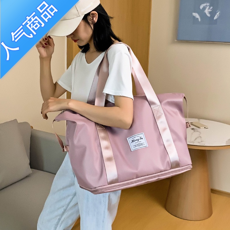 封后大容量旅行包女手提行李包健身包短途出差便携包行李袋待产收纳包高清大图