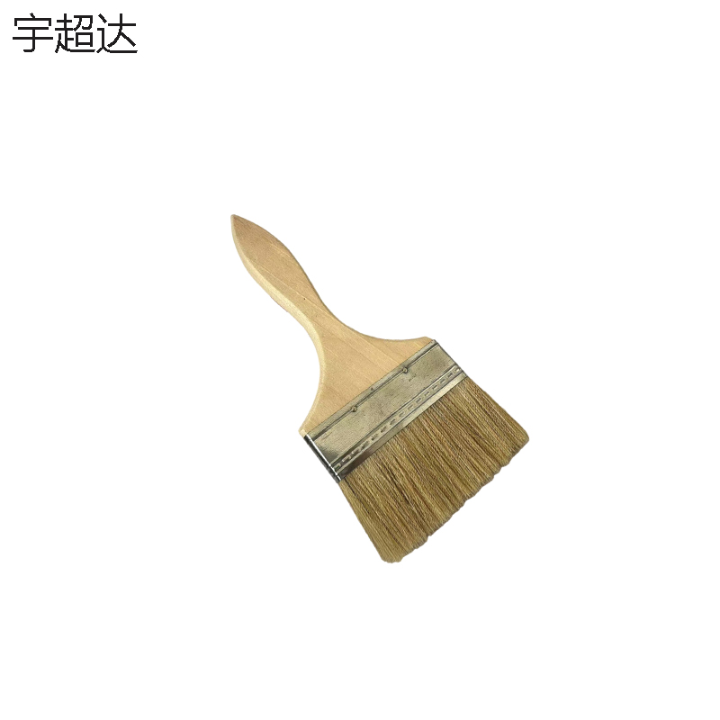 宇超达 扁油刷 100mm 猪鬃 把高清大图