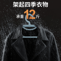 优勤(YOUQIN)20只 衣架无痕晾衣架家用衣服架撑子防肩角滑挂晒衣架撑收纳衣架子挂衣服 20只[防滑衣架]洛克蓝