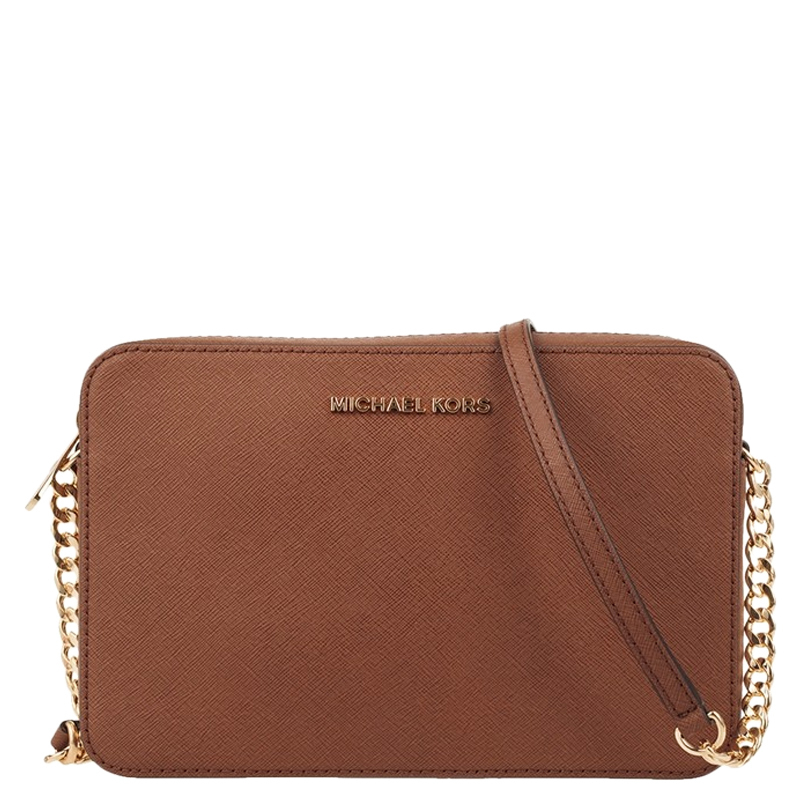 [自营]迈克·科尔斯(MICHAEL KORS)牛皮女士拉链款单肩包斜挎包mk女包