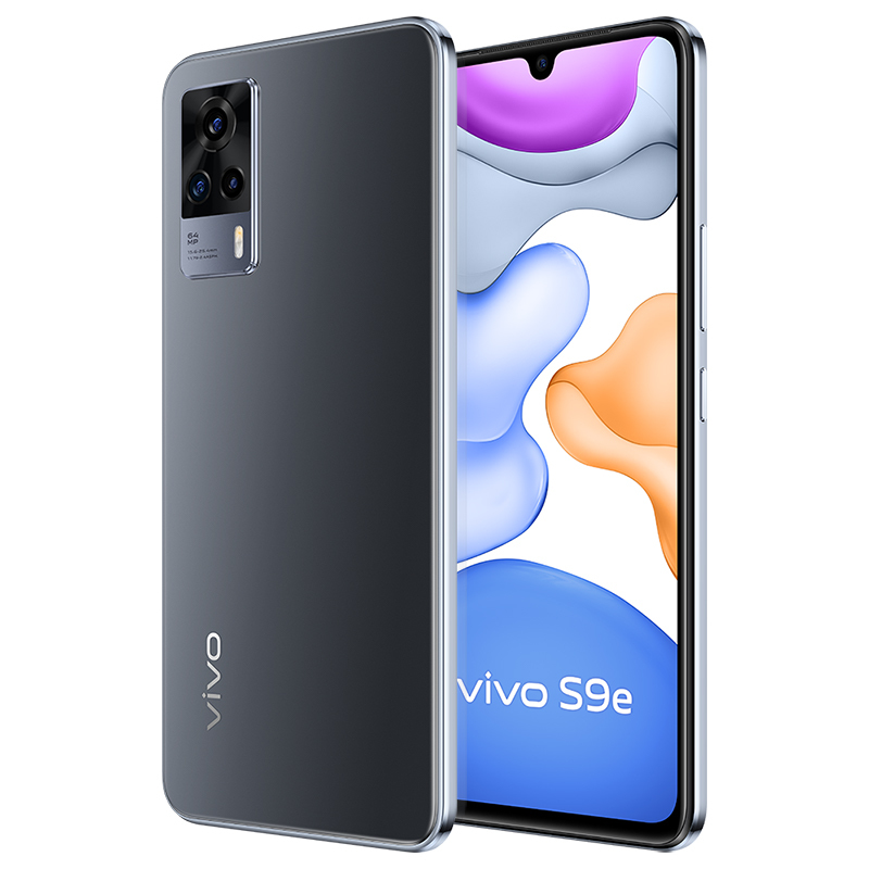 vivo S9e 5G新品 8GB+256GB 黑曜石 5G全网通 3200万高清前摄 后置6400W超清三摄 内存融合8+3=11G运存 双模5G全网通手机
