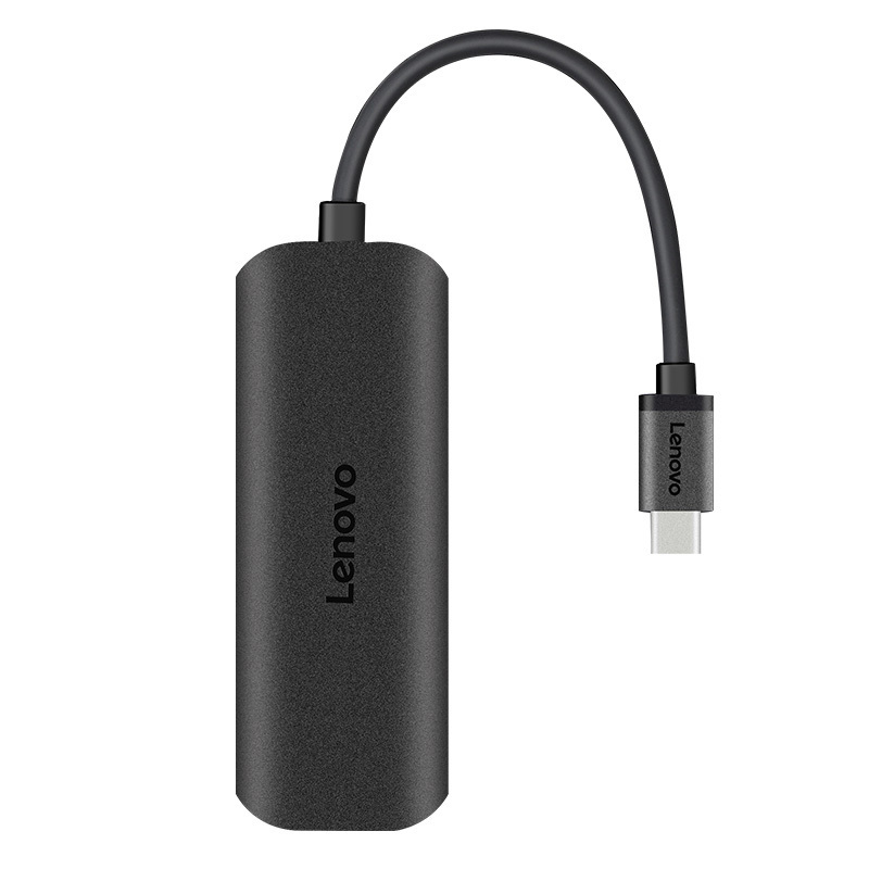 联想(Lenovo)Type-c分线器 高速3.0接口 USB扩展一拖四转接头 HUB集线器 延长线 C611