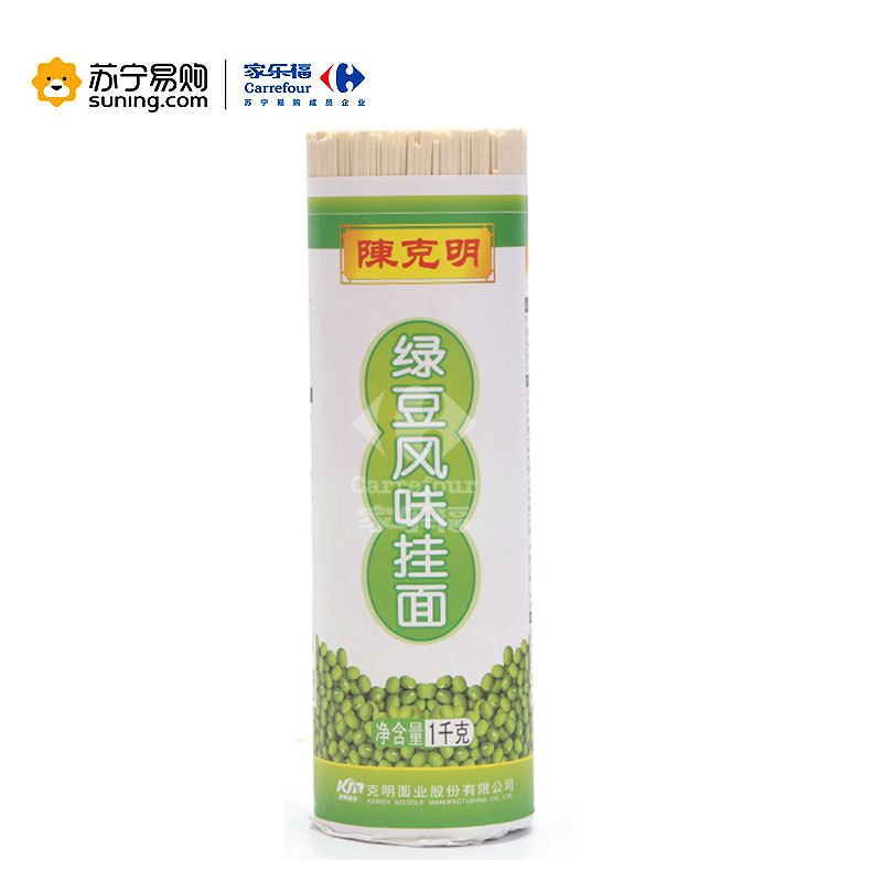 陈克明 强力绿豆挂面 1000g/卷