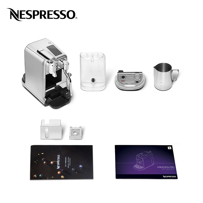 [王楚钦同款]NESPRESSO Creatista Pro 意式全自动 家用商用花式胶囊咖啡机高清大图