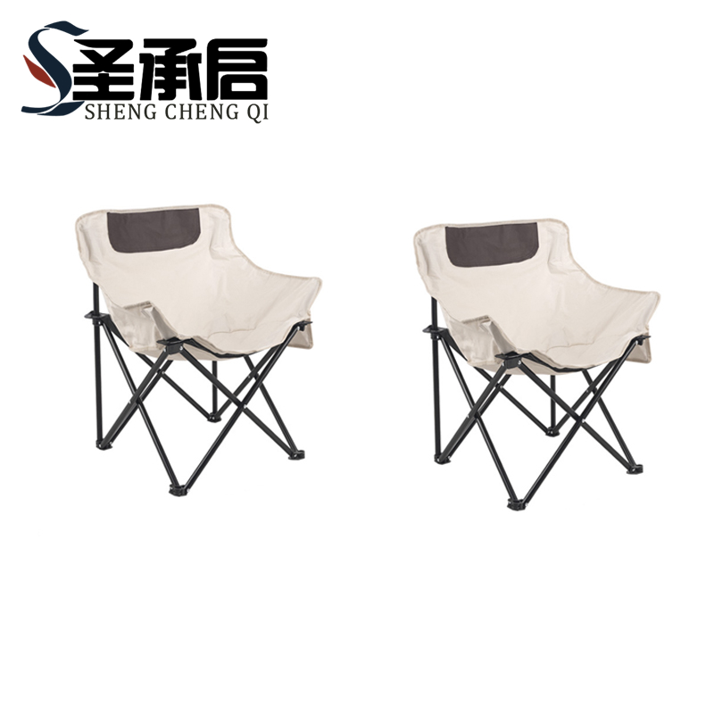 圣承启 月亮椅 白色 把高清大图