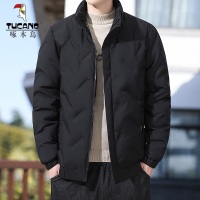 啄木鸟羽绒服男士2022新款轻薄白鸭绒冬装加厚保暖休闲棒球领外套
