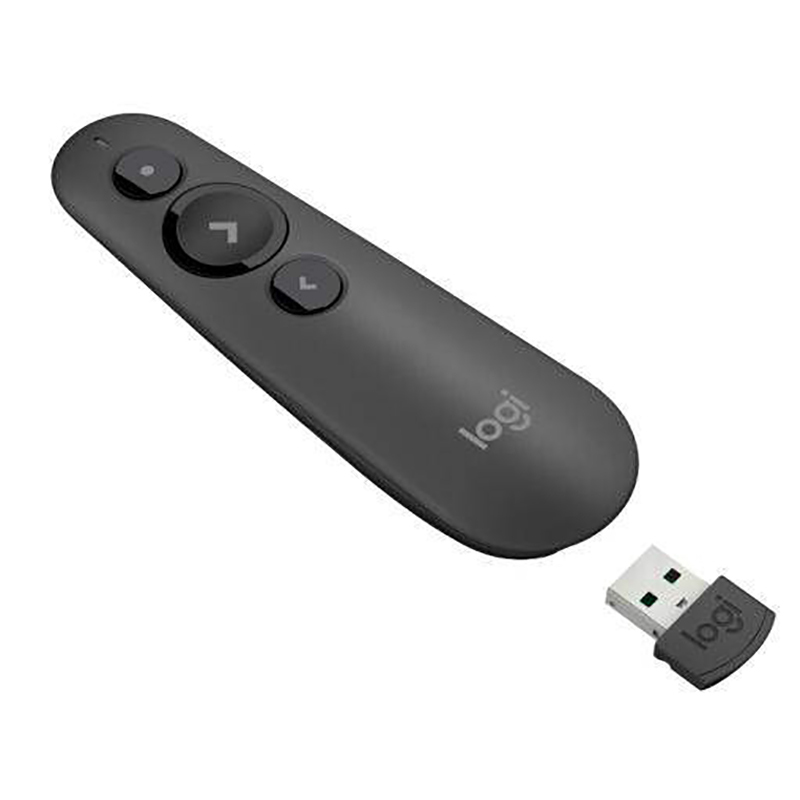 罗技 R500 无线演示器 激光笔 ppt翻页笔无线蓝牙双连 Mac iOS兼容