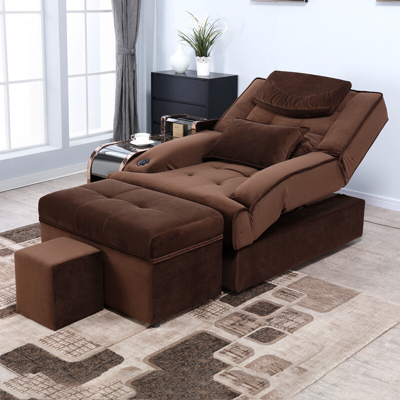 五庭门足疗沙发电动足浴沙发躺椅足疗床洗浴中心休息床按摩床洗脚沙发