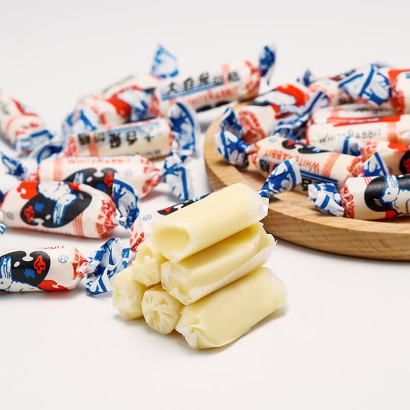 大白兔奶糖铁盒198g婚庆结婚喜糖年货礼物盒装休闲零食品图片