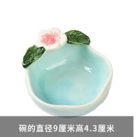 美容院用品冰裂陶瓷精油碗工具碟子水疗调配套装足疗精油美甲碟碗 蓝色