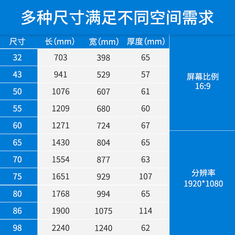 友凡 55英寸教学会议一体机平板触摸电视幼儿园电子白板壁挂多媒体触摸广告机显示屏教育培训教室交互式手写触控黑板智能大屏幕