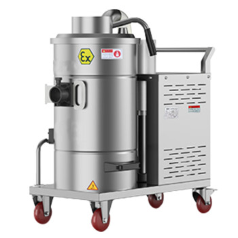 博赫尔(POHIR)电动防爆吸尘器工业整机防爆 3KW大功率90L 干湿多用吸水机PHR-CHF-3FB90 380v高清大图