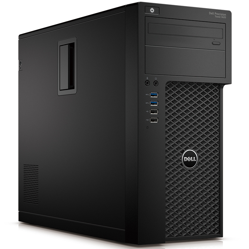 戴尔(DELL)T3620服务器至强XeonE3-1225V5 3.3HGZ 四核 2*16G-DDR4 2T SATA+256GSSD 刻录 P4000 P2717H+音箱 3年