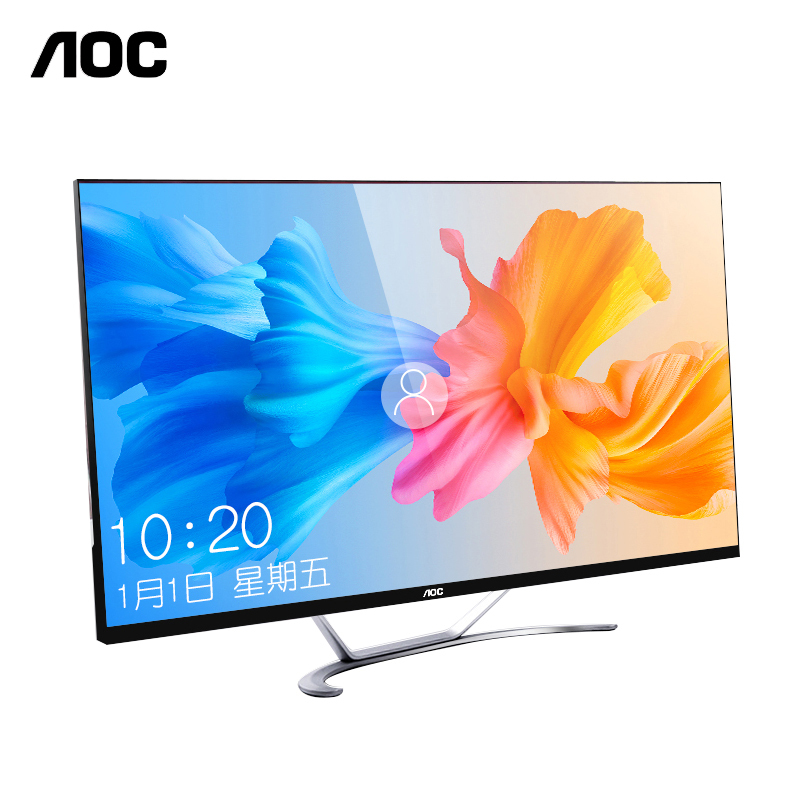 AOC A24923 23.8寸一体机电脑I5-9400/8G/1T/集显 支持win7系统