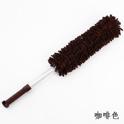 毛刷房间去灰尘吸灰尘神器家务家用扫床床上清洁扫灰软毛刷免清洗 咖啡(伸缩款)