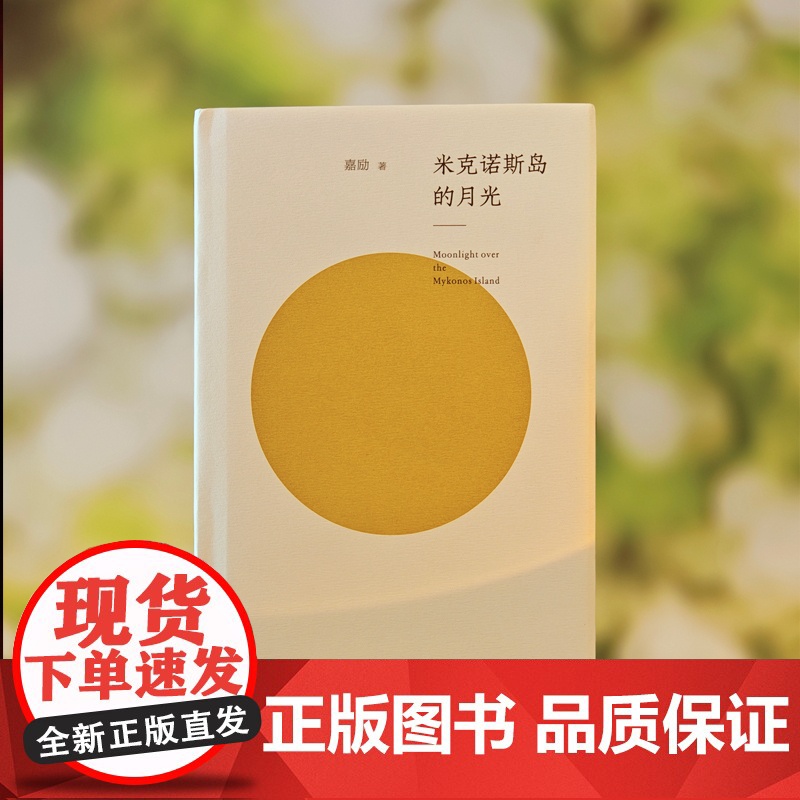 米克诺斯岛的月光 诗人嘉励最新诗集 花城出版社正版书籍高清大图