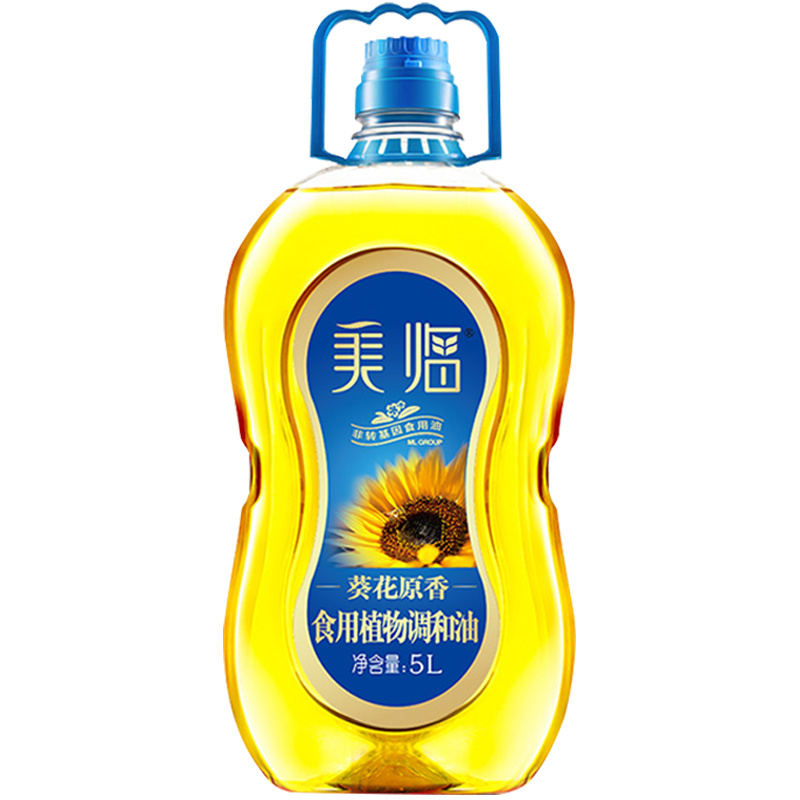 [中华特色]河北供销馆 美临 葵花原香食用植物调和油5L 食用油植物油 非转基因 烹饪炒菜凉拌油 河北邯郸特产