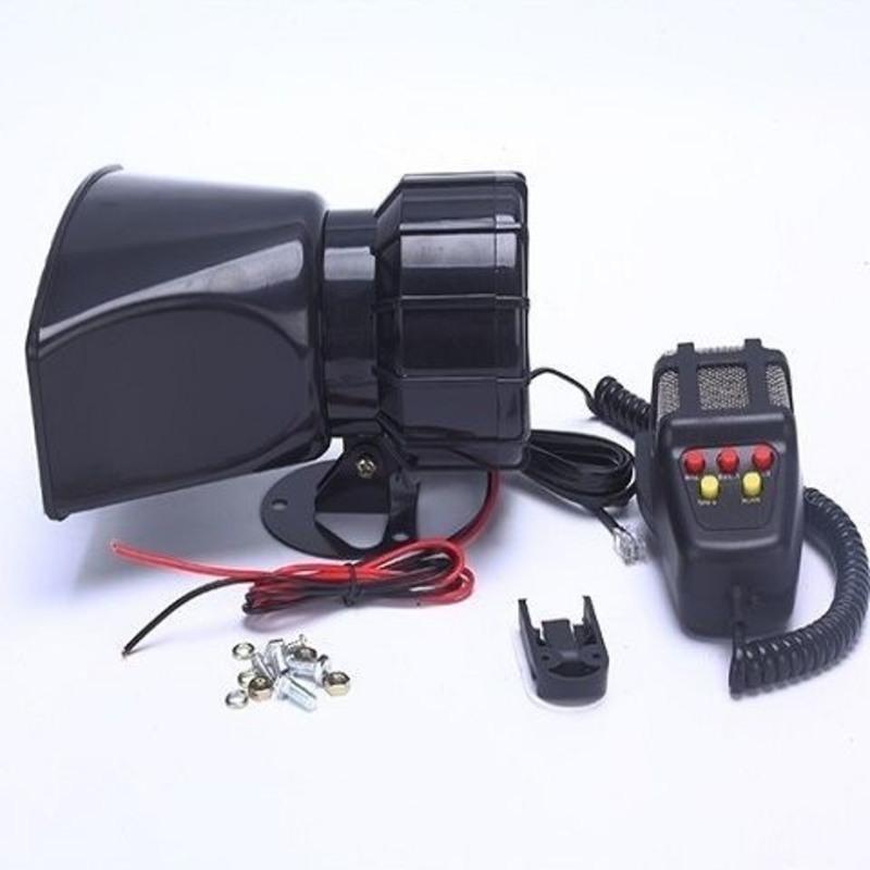 12v汽车摩托车喇叭带喊话器三音四音五音六音七音100w超响5音100w喊话