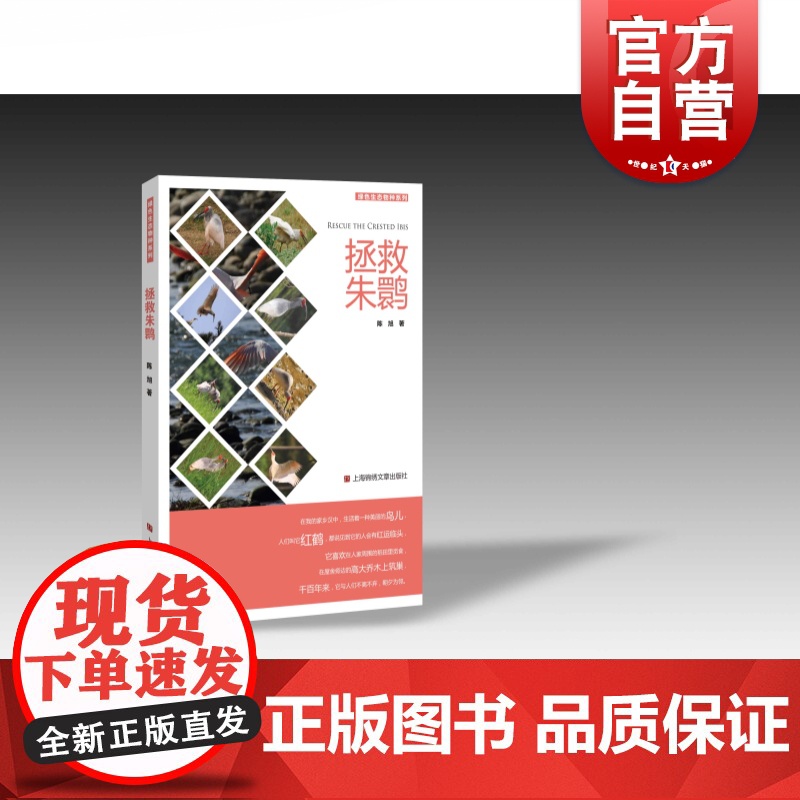拯救朱鹮 陈旭 云横秦岭撰稿人 中日两国环保人员和科学家以及民众相救与保护“东方宝石”“神鸟” 锦绣文章 世纪出版高清大图