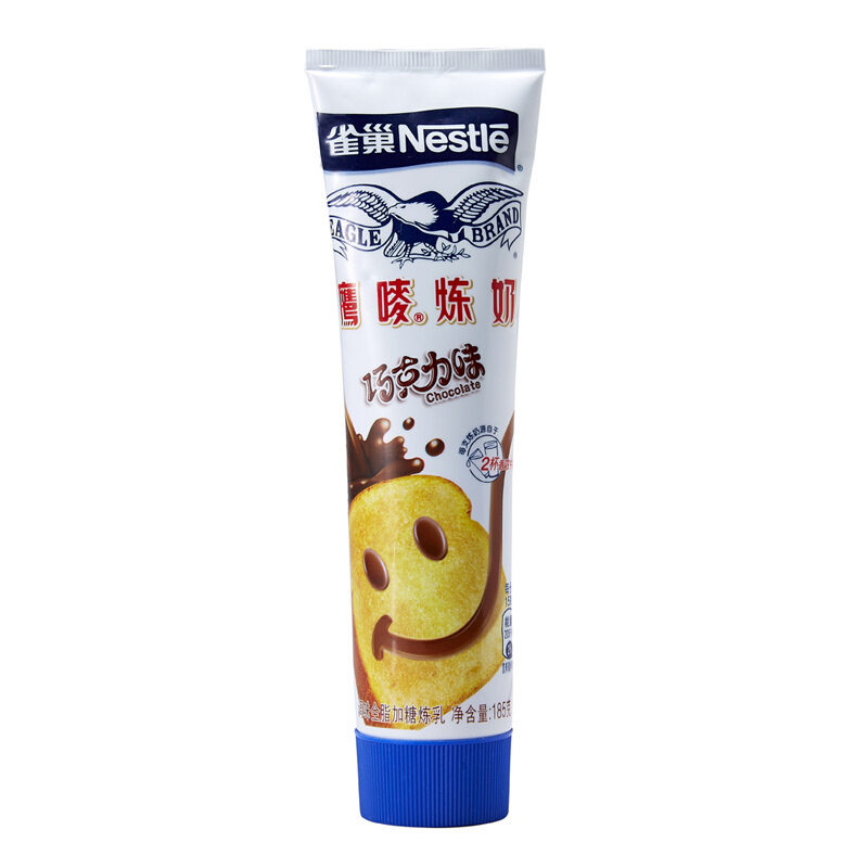 雀巢（Nestle）鹰唛炼奶巧克力支装 185ml/支