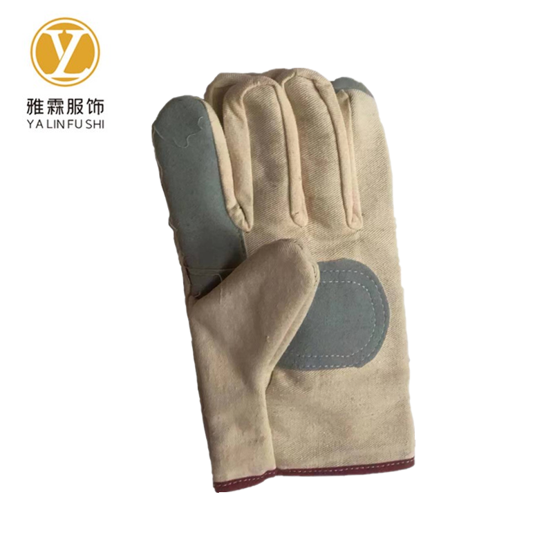 雅霖服 拼皮手套YQ-166-5 双