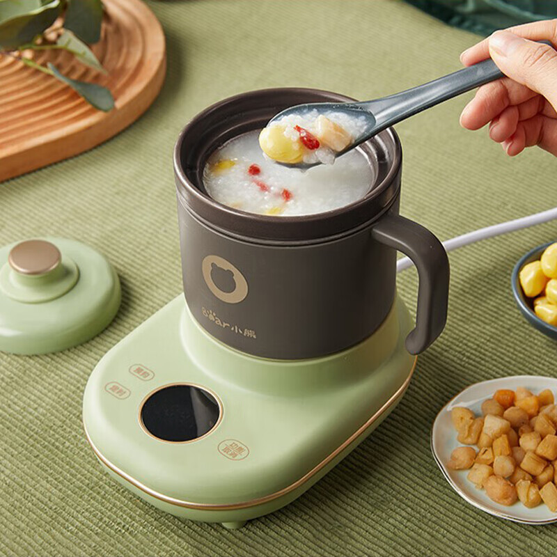 小熊/Bear 电炖锅 DSG-C04H1电砂锅家用迷你陶瓷电炖锅全自动煲汤炖汤锅小型1-2人便携式电砂杯熬粥高清大图